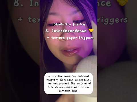 Disability justice principle 8 #educationalasmr #disability #disabilityawareness