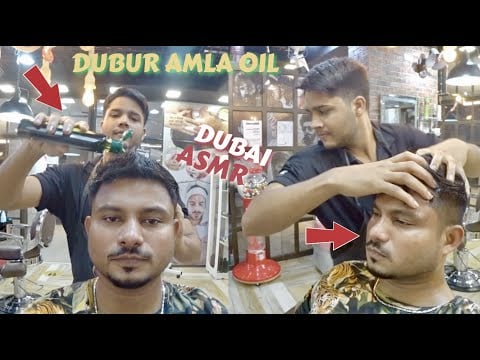 ASMR | Dubur Amla Hair Oil Head Massage 🇦🇪