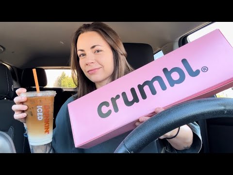 ASMR CRUMBL COOKIE • review & eating, relaxing whispers 🍪🍰