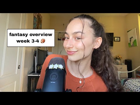 asmr fantasy football overview weeks 3-4 | 🏈