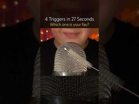 4 Different Triggers! 🤍 #asmr