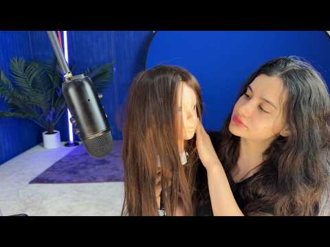 ASMR Chewing Gum While Unboxing a Doll