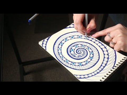 [ASMR] Zentingle Saturdays ✎ Drawing, Zen Tangling, Doodling & UP CLOSE Whispering