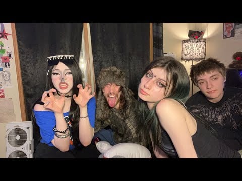 my friends try ASMR for the first time! 