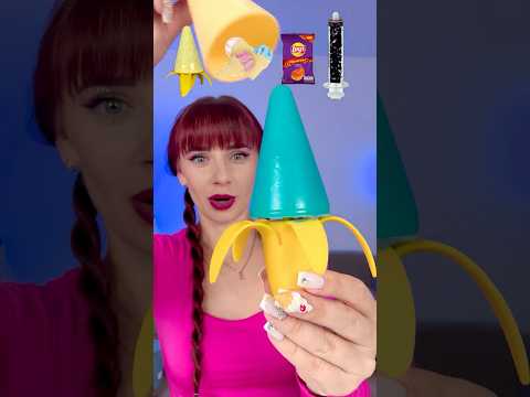 ASMR Jelly Ice Cream, Spicy Chips, Tapioca  #eating #mukbang