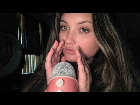 ASMR trigger words till they’re inaudible, book sounds, mouth sounds + more 