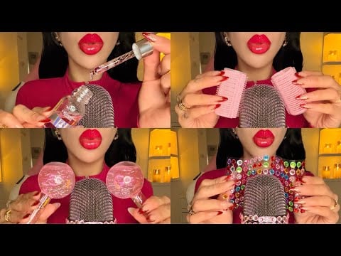 ASMR 4 OBJETOS QUE TE HARÁN DORMIR COMO BEBÉ🌙✨