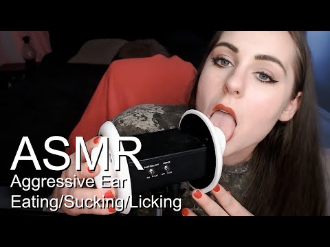 Extremely Aggressive Ear Eating/Sucking/Licking & Tongue flutters