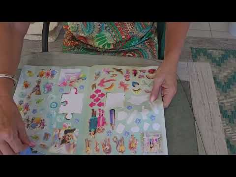 🧚‍♀️Fairy Sticker Book (page turning, peeling sticker sounds, no talking) @LISASRELAXINGASMR-pb1gb