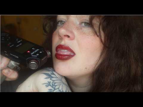 layered wet mouth sounds, no talking ASMR 