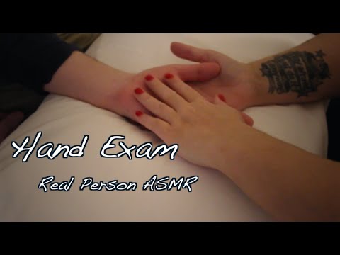 Hand Exam [ASMR] Sensory Test 👋 Real Person