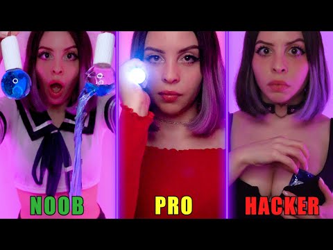 ASMR NOOB vs PRO vs HACKER ASMRTIST АСМР