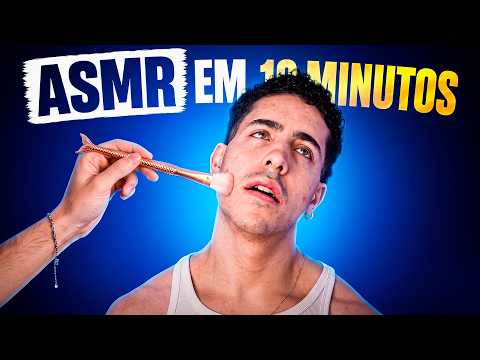 ASMR PARA DORMIR EM 10 MINUTOS 😴 Sussurros, sons de boca e triggers relaxantes