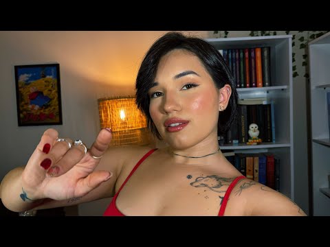 Eu não preciso de muito para te fazer dormir nesse asmr | Fala suave, hand sounds....