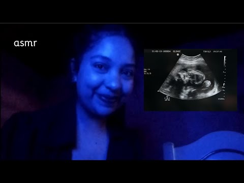 ASMR Obstetra fazendo seu ultrassom 🤰🏻🎀 mamãe grávida