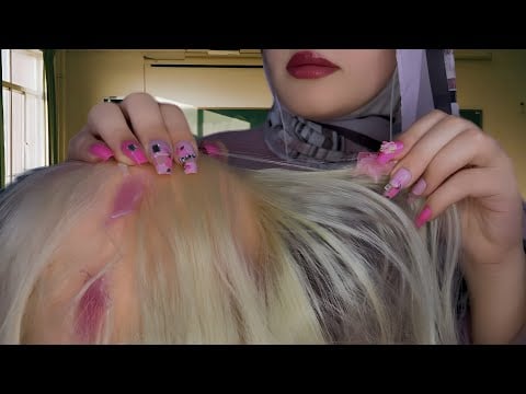 ASMR Someone Put Gum in Your Hair! 😳 Girl Behind You In Class Helps Remove It (school, hair play)