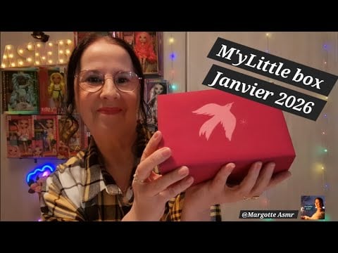  Asmr français, Unboxing "M'y little box" Janvier 2026. Code-promo et renseignements en description.