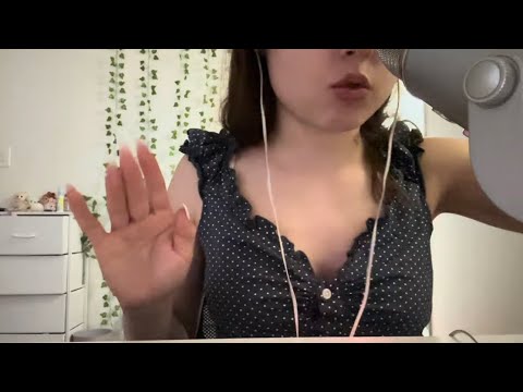 ASMR | teeth tapping, chattering, mouth sounds and hand movements | part 1