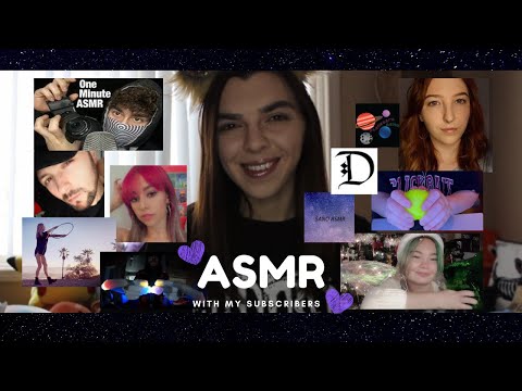 ASMR with Subscribers💜 Trigger Assortment✨