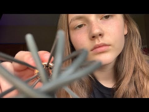 Asmr | Slow Personal attention triggers (Face brushing, Handmovements, inaudible whispering +)