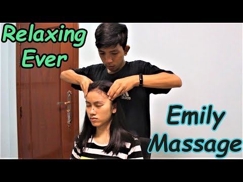 Relaxing Head Massage ASMR to Emily - Emily Turn