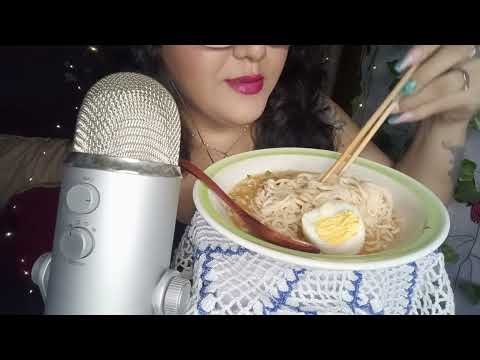ASMR Comiendo sopa maruchan | ramen con picante