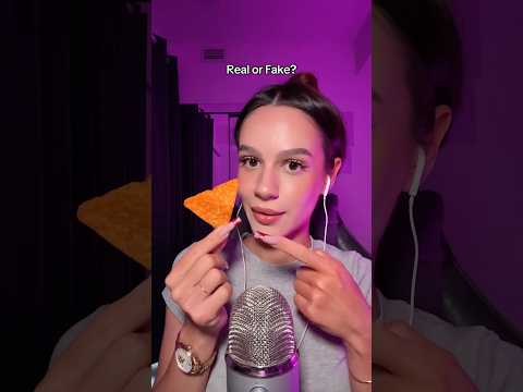 ASMR REAL OR FAKE? 😳 #asmr #asmrsounds #sleep #tingles #asmrvideo