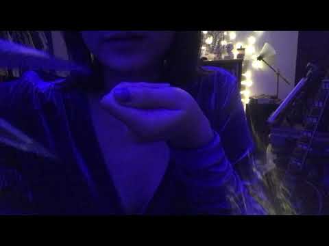 ASMR | Plucking & Cutting Negative Energy [personal attention, soft-spoken, face brushing]