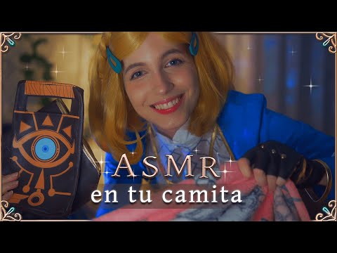 ASMR en tu CAMITA •  Zelda te cura 🏰【Atención Personal】RP