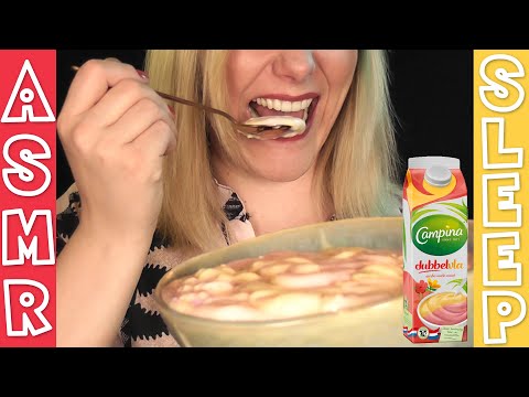 ASMR Eating pudding - Mega soft & relaxing mouth sounds | Dutch Vla