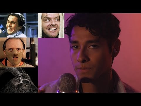Doing More Impressions of Tingly Voices (Horror Movie Voices Halloween ASMR)