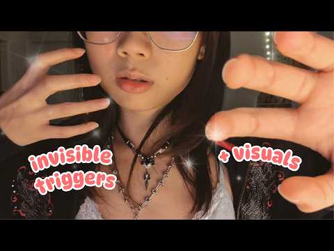 asmr | invisible scratching and visuals (reattempt w/ dim lighting)