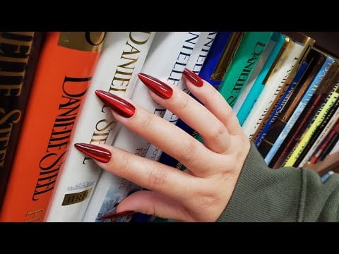 Public ASMR Bookstore Tapping 📚Gentle Sleep Sounds