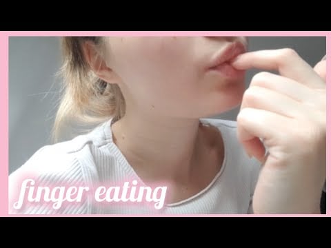 lofi asmr | finger eating 🥛 [om nom noms & nibbling sounds]