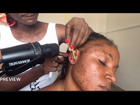 Ultimate ASMR Triggers: Ear Cleaning, Skin Picking, Spit Painting, Back & Scalp Scratching
