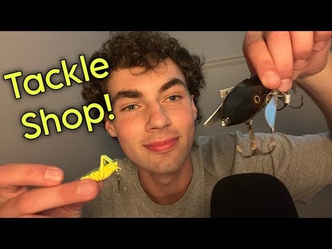 ASMR Fishing Tackle Shop Roleplay! 🎣 | ASMR Store roleplay, whispering, personal attention