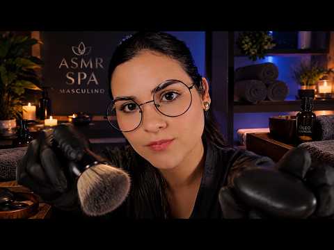 ASMR 1 HORA SPA PARA HOMENS💈 tratamento de Luxo Completo 💇‍♂️