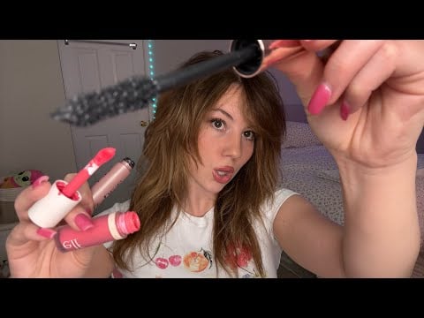 ASMR FAST AND AGGRESSIVE MAKEUP APPLICATION💄✨ (up close personal attention)