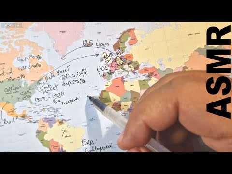 ASMR: The Great RESET - A Silent Transformation ( Whispered ASMR + map tracing )