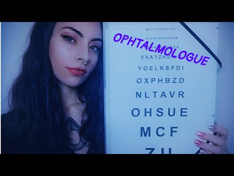👁‍🗨👓 ASMR FRANÇAIS | ROLEPLAY | OPHTALMOLOGUE/OPTICIENNE | LATEX GLOVES 👓👁‍🗨