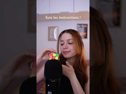 SUIS LES INSTRUCTIONS DU RUBIK’S CUBE 🎨 #asmr