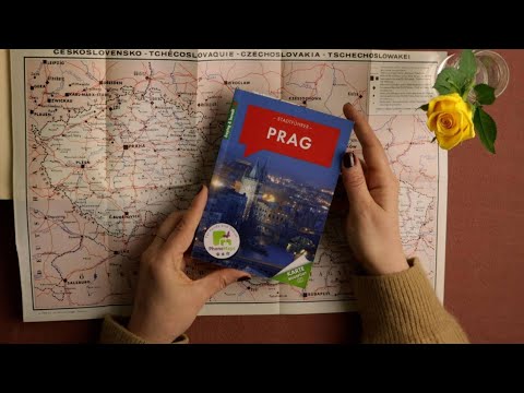 ASMR Chatting and Looking through increasingly older Tourist Info on the Czech Republic