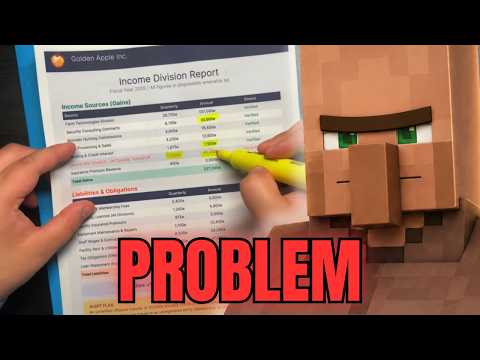 Minecraft ASMR | Financial Analyst Reviews YOUR Business & Finds a Problem