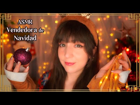 ⭐ASMR Tienda Navideña [Sub] Vendedora de Decoraciones 🎄Roleplay Español