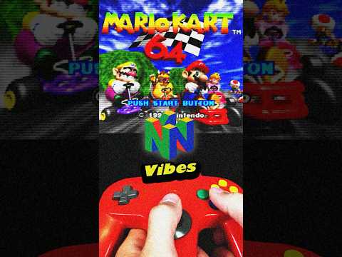 90's Nostalgia // Nintendo 64 |  #asmr #vaporwave #dreamwave #synthwave #mariokart #nintendo #lofi