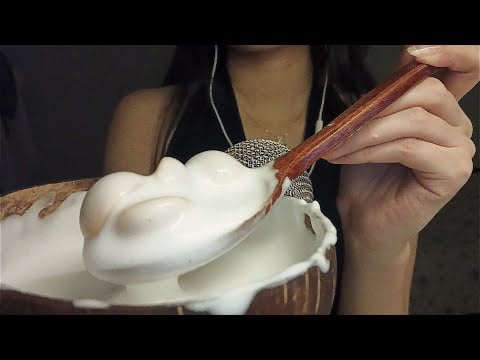 ASMR  Wooden Soup but it's Soft & Creamy (with shaving cream)