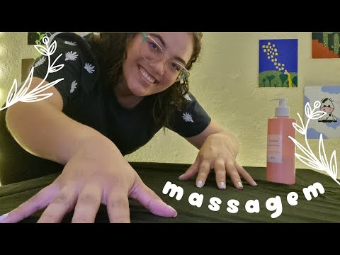 ASMR MASSAGEM RELAXANTE EM VOCÊ 🩷🤩