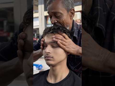 Boy Received His First Cosmic Head Massage 💫 #headmassage #asmrvideo #instantsleep