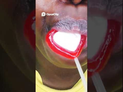 ASMR Sweet lollipop 🍭 #asmr #tingles #ytshorts