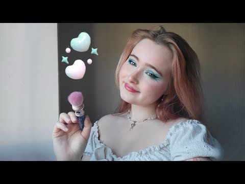 🫧ASMR bestie does your makeup for a Chappell Roan concert 🎀